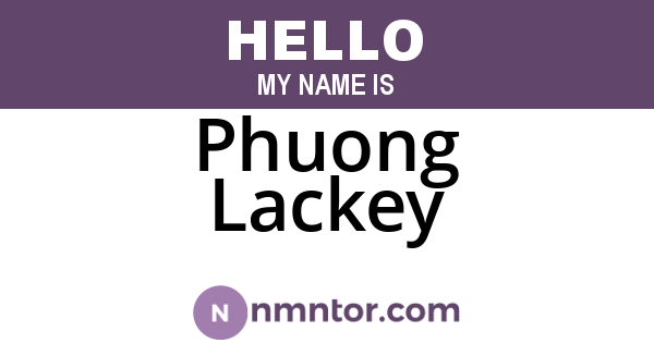 Phuong Lackey