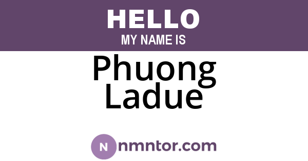Phuong Ladue