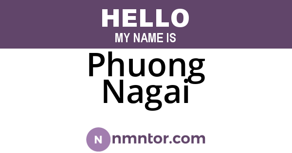 Phuong Nagai