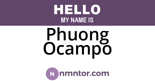 Phuong Ocampo