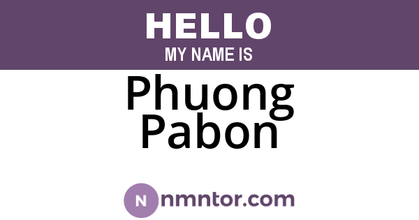 Phuong Pabon