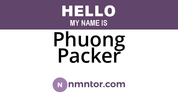 Phuong Packer