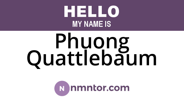 Phuong Quattlebaum
