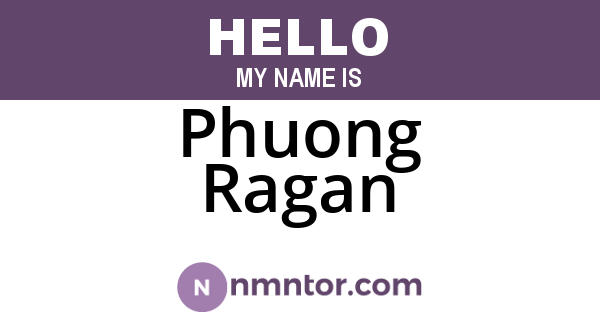 Phuong Ragan