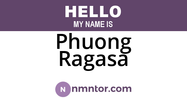 Phuong Ragasa