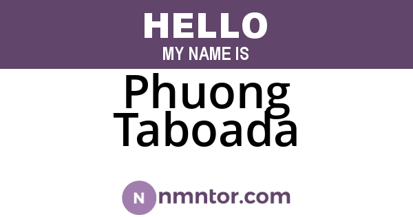 Phuong Taboada