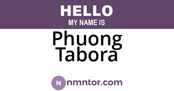 Phuong Tabora