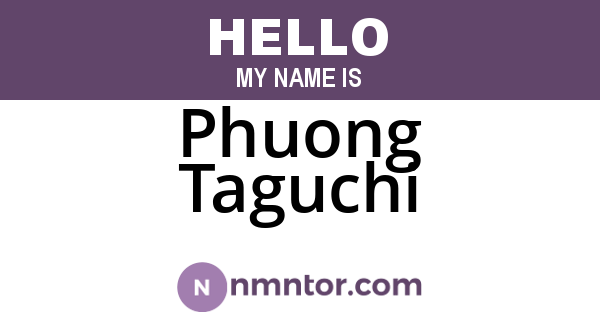 Phuong Taguchi