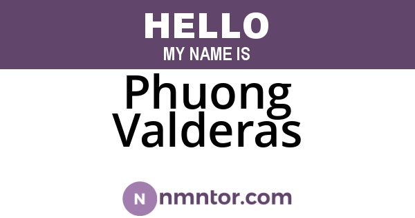 Phuong Valderas