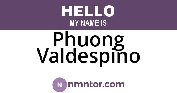 Phuong Valdespino