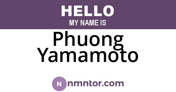 Phuong Yamamoto