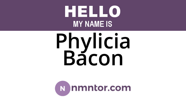 Phylicia Bacon