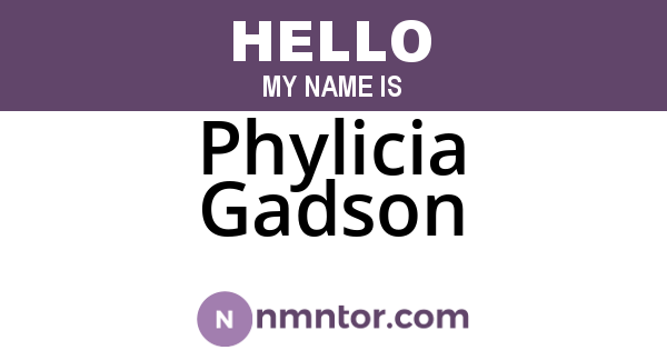 Phylicia Gadson