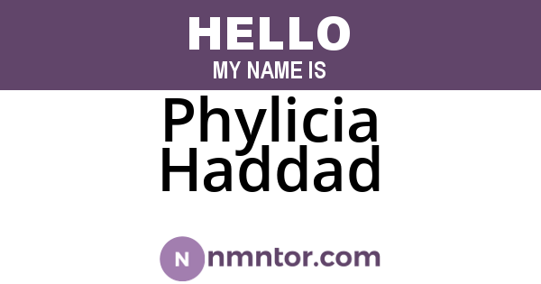 Phylicia Haddad