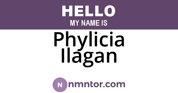 Phylicia Ilagan