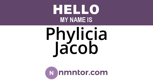 Phylicia Jacob