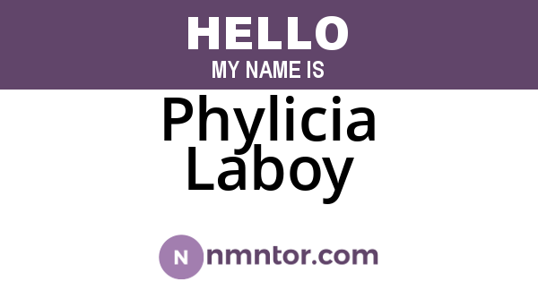 Phylicia Laboy