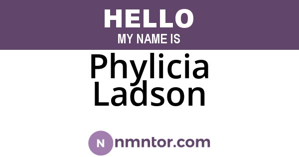 Phylicia Ladson