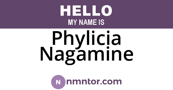 Phylicia Nagamine