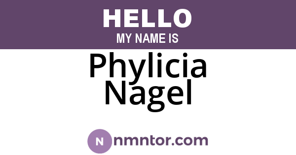 Phylicia Nagel