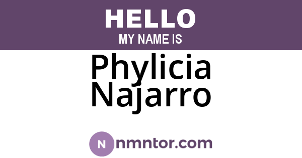 Phylicia Najarro