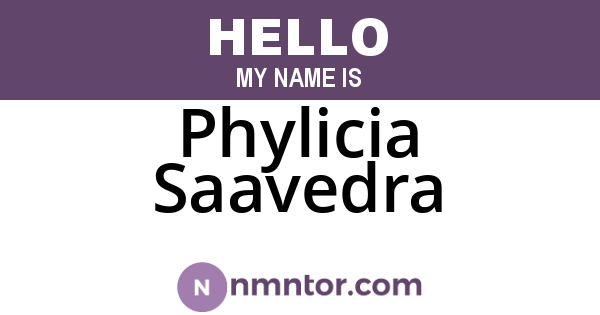 Phylicia Saavedra