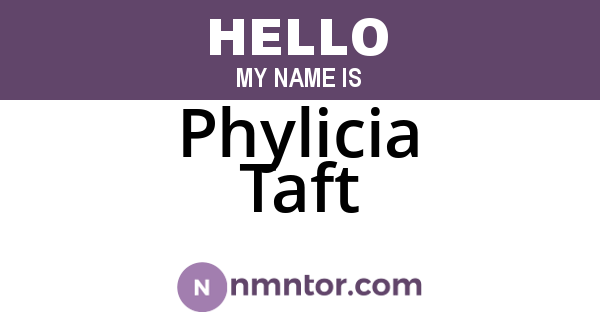 Phylicia Taft