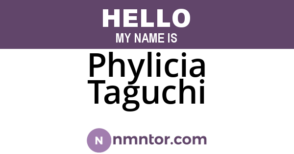 Phylicia Taguchi