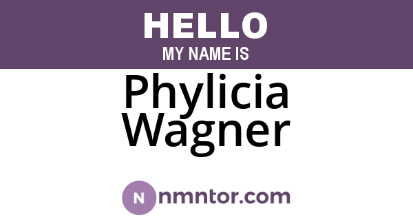 Phylicia Wagner