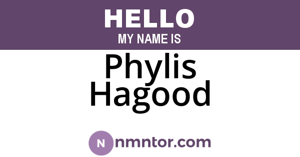 Phylis Hagood