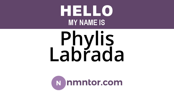Phylis Labrada