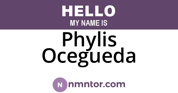 Phylis Ocegueda