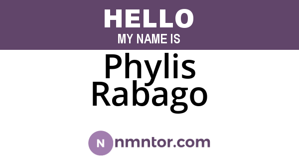 Phylis Rabago
