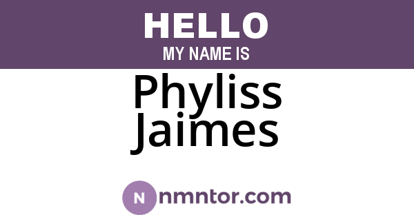 Phyliss Jaimes