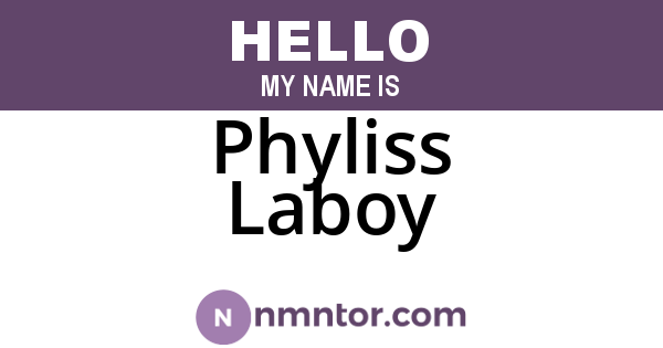 Phyliss Laboy