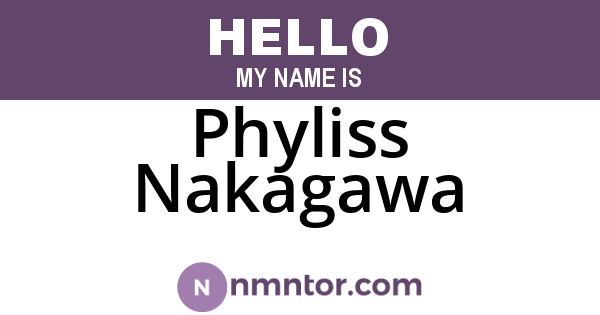 Phyliss Nakagawa