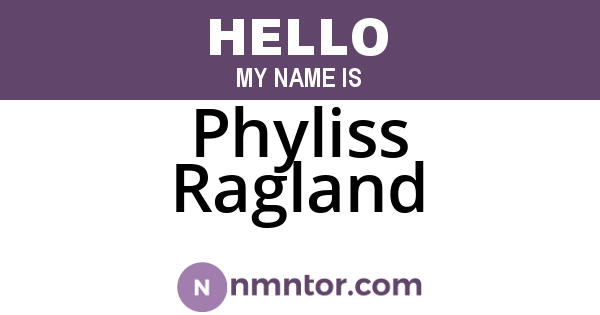 Phyliss Ragland
