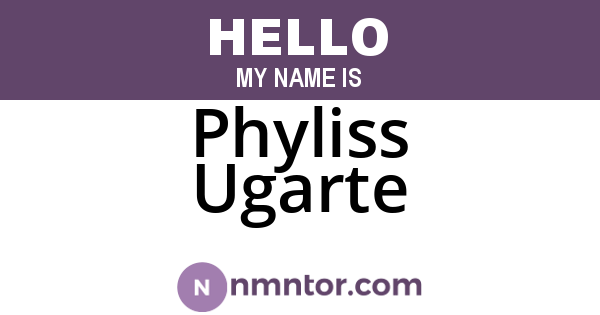 Phyliss Ugarte