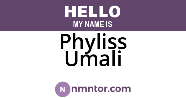Phyliss Umali