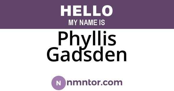 Phyllis Gadsden