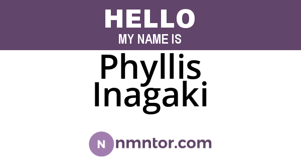 Phyllis Inagaki