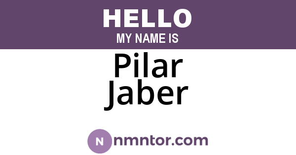 Pilar Jaber