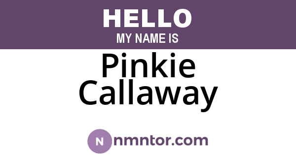 Pinkie Callaway