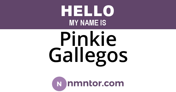 Pinkie Gallegos