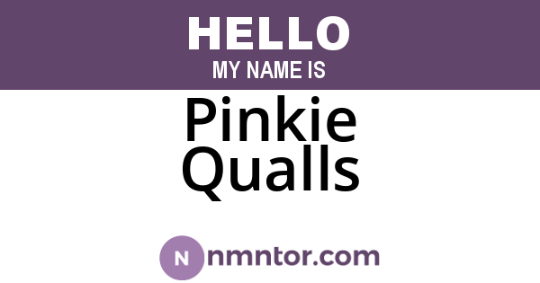 Pinkie Qualls