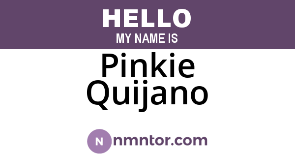 Pinkie Quijano