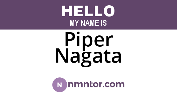 Piper Nagata