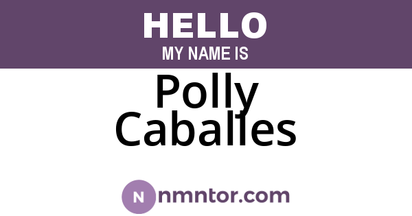 Polly Caballes