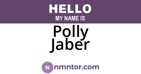 Polly Jaber