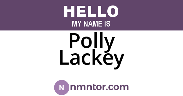 Polly Lackey